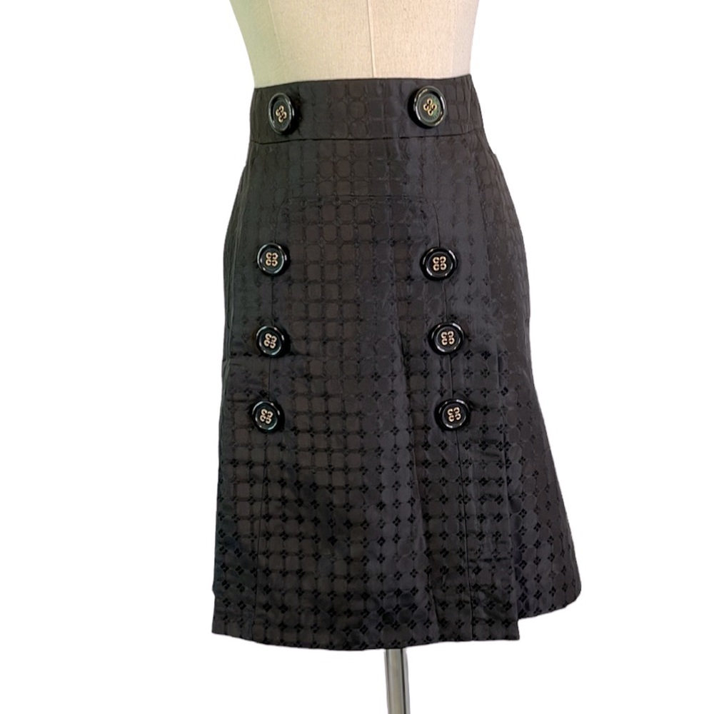 BCBG Military Skirt with Buttons